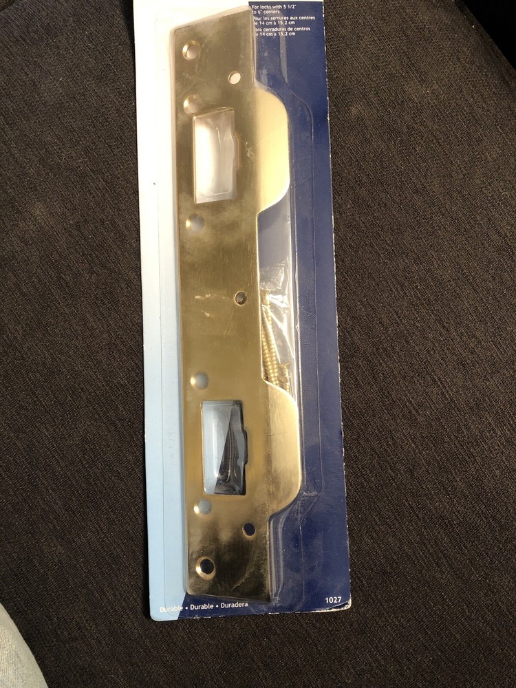 Belwith #1027 Dual Security Strike, Polished Brass Finish