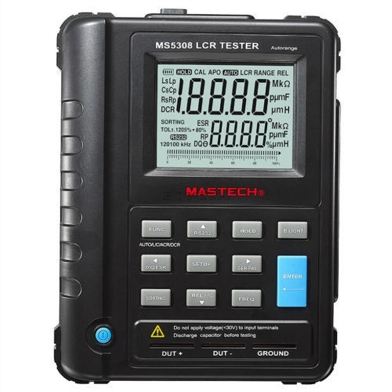 Autorange Maste MS5308 100Khz Handheld Lcr Meter Portable New