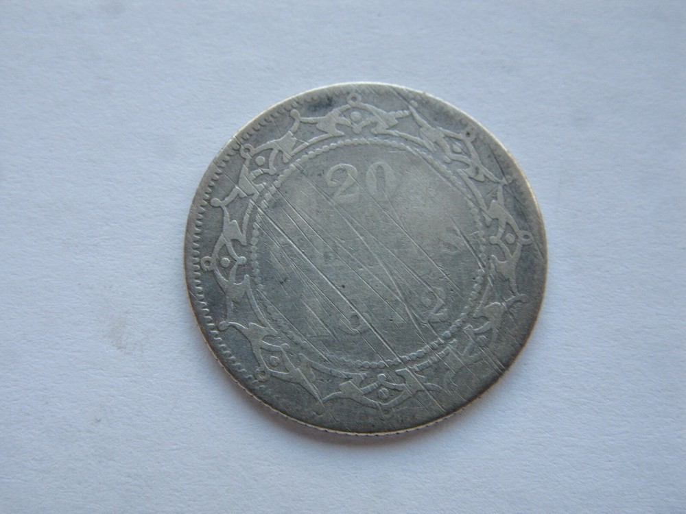 1872 Newfoundland 20 cent