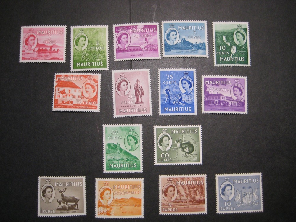 Mauritius #251-65 Mint Hinged WDWPhilatelic (H7U) (8/25) 2