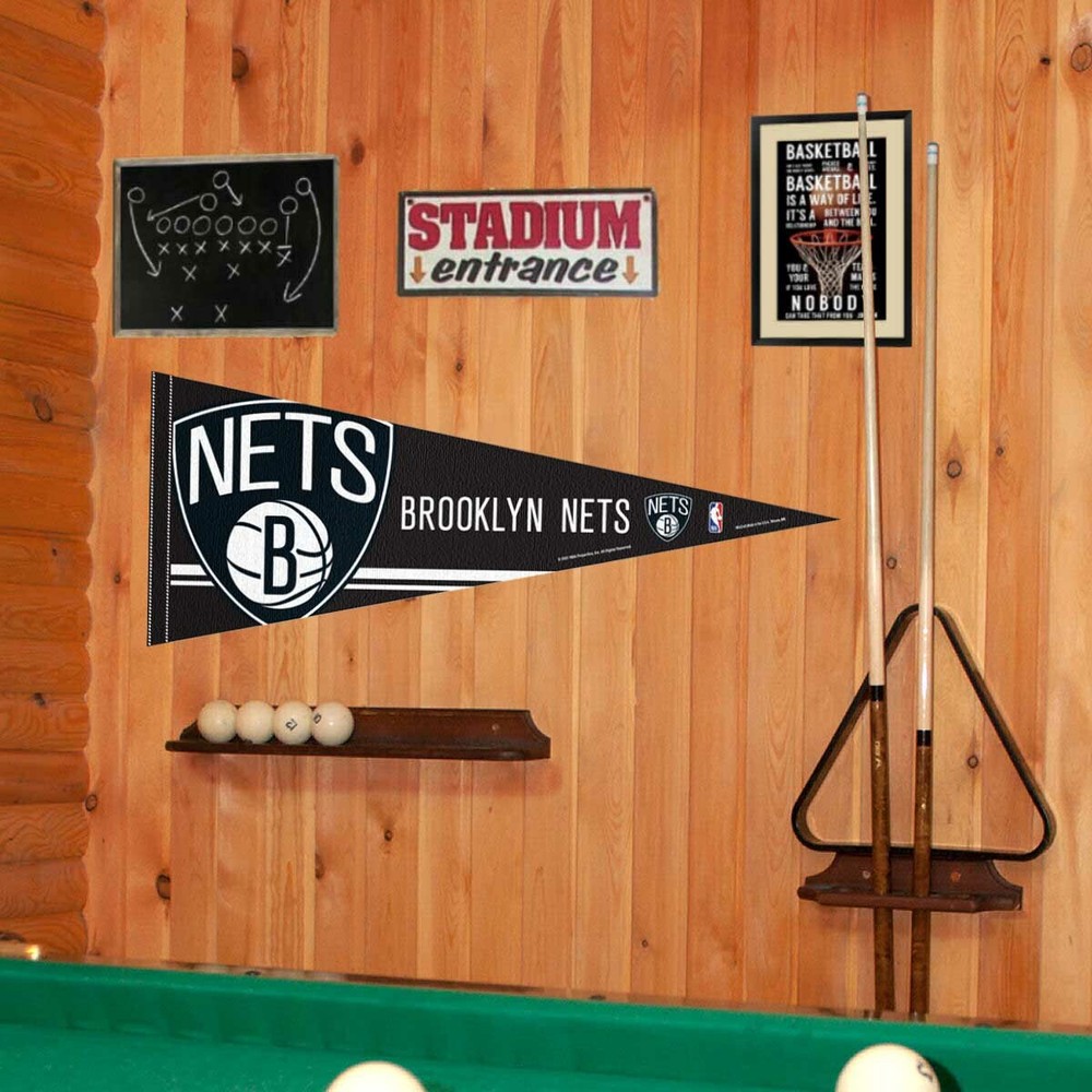 Brooklyn Nets NBA Pennant