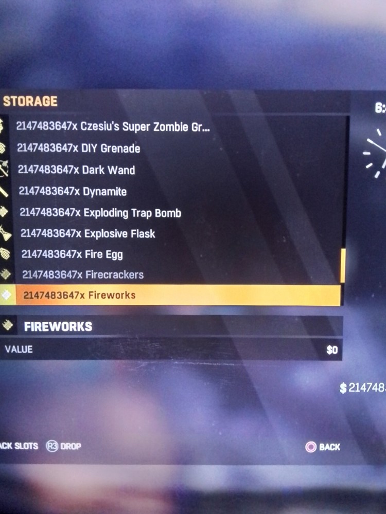 Dying Light MODDED MAX STACKS THROWABLES WEAPONS FAST DROP (PS4/PS5)