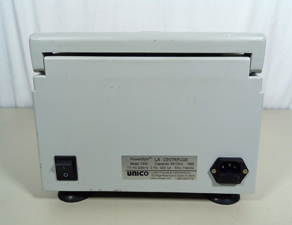 McKesson Centrifuge 602 PowerSpin LX C856 Unico Fixed Angle Variable Speed