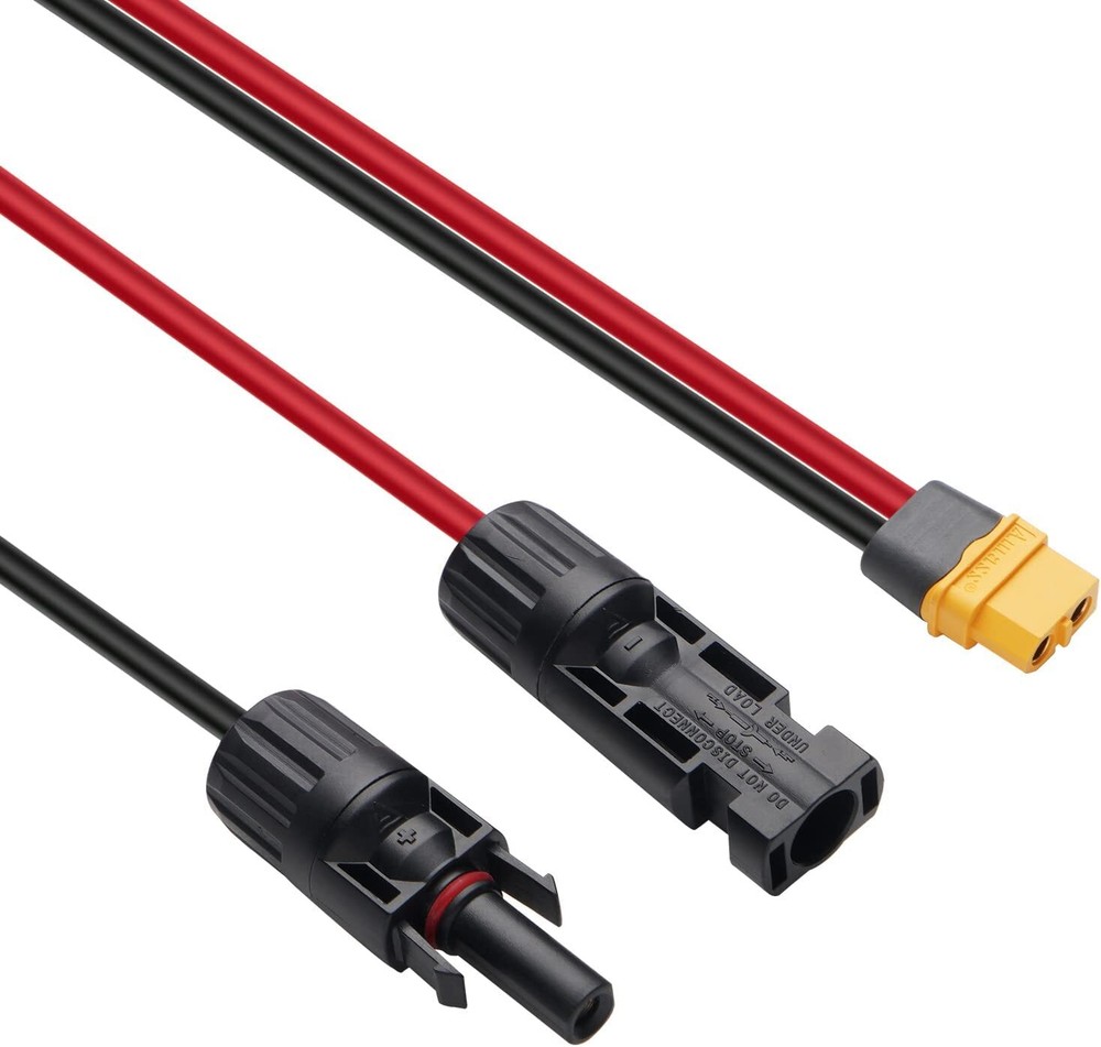 ALLPOWERS Solar Panel Connector to XT60 for Power Station 1.5M Charging Cable