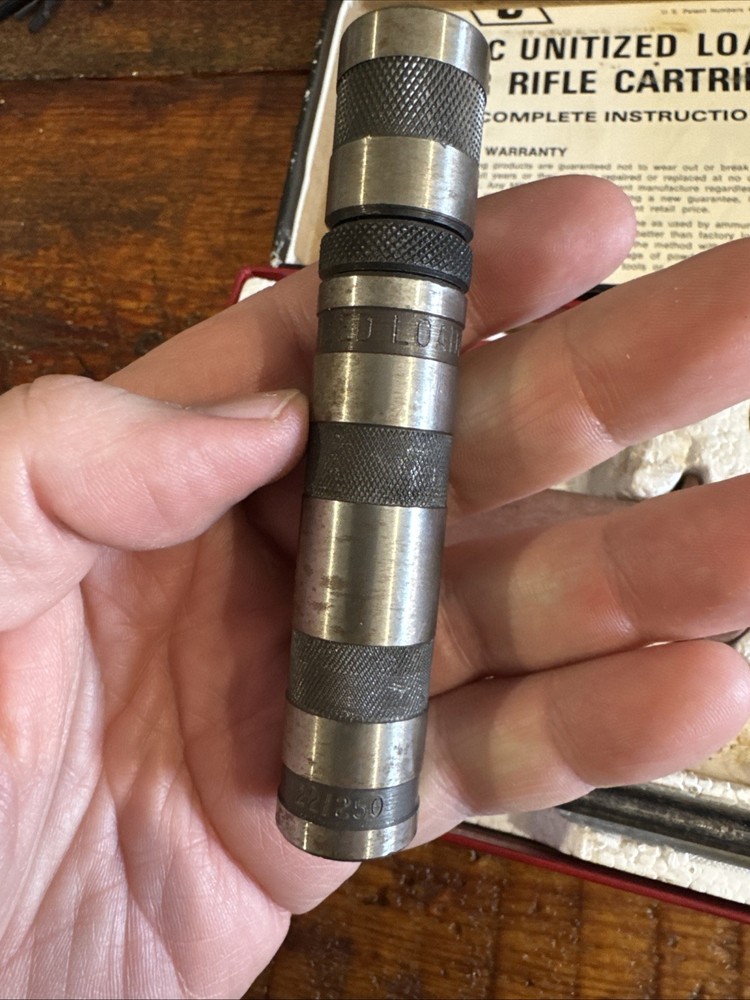 Vintage MRC Mequon Lee UNITIZED LOADER. Hand Loader For 22-250.