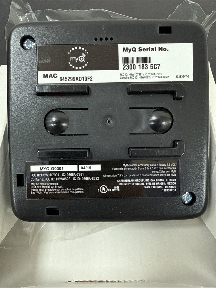 Chamberlain MyQ Smart Garage Hub - Black