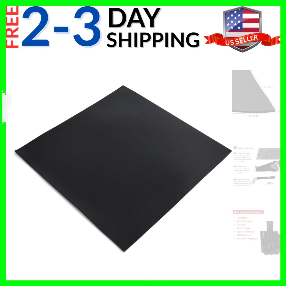 Neoprene Rubber Sheet Solid Rubber Strips Roll PadInsulation for Weather Stri...