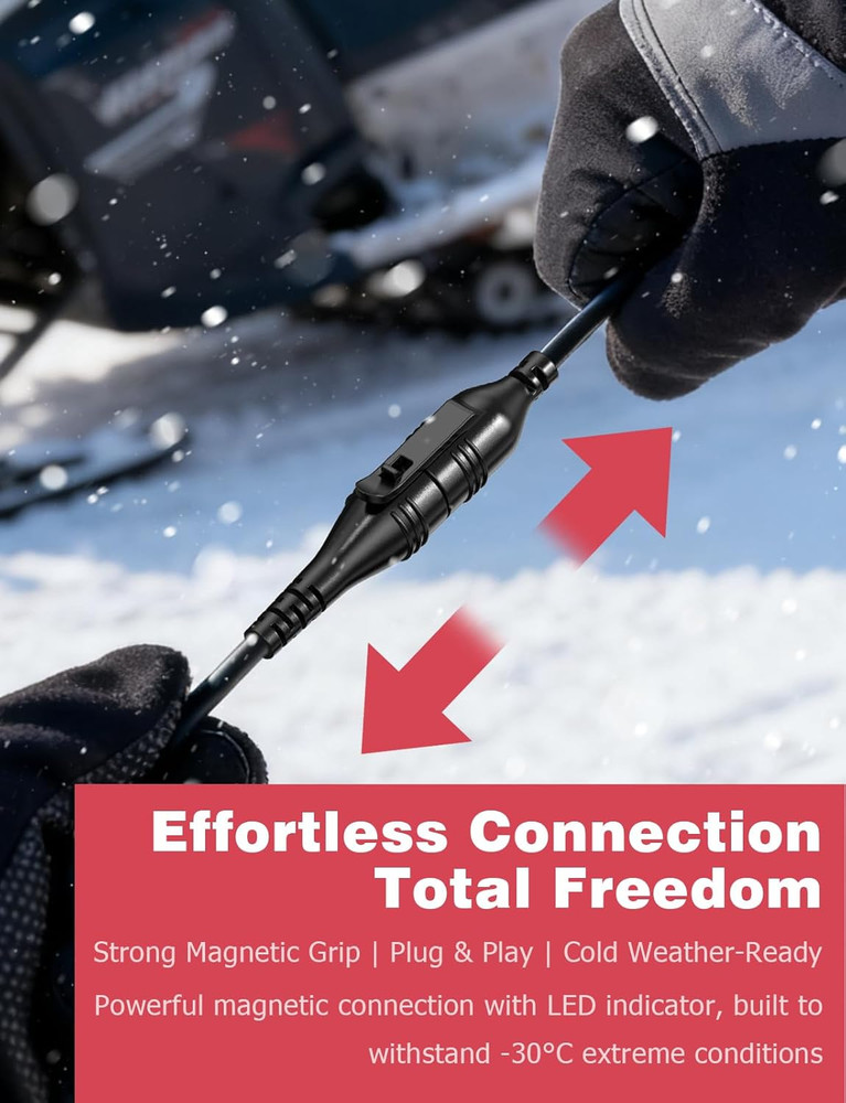 Heated Shield Cord Snowmobile Helmet Heated Shield Cord Replacement...