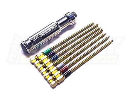 Precision-Crafted QuickPit 7-Piece Hex Wrench Set - Durable Multi-Size Tools