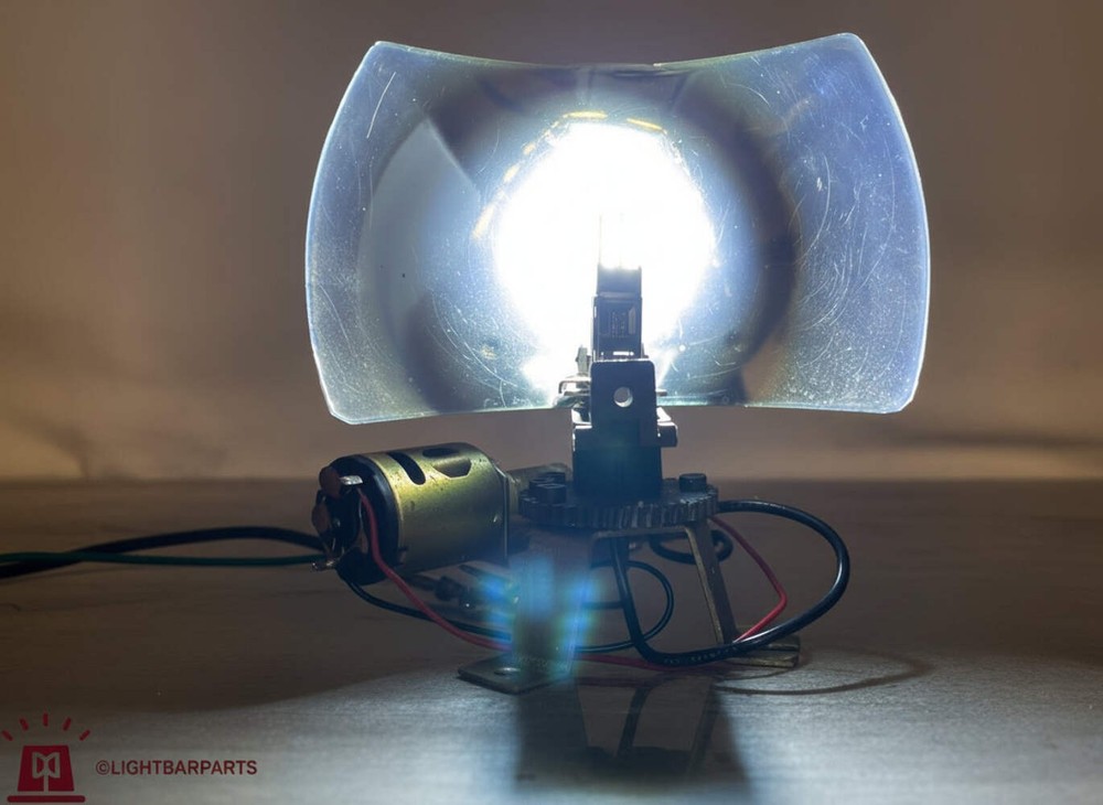 Replacement LED White Bulb Pair - Federal Signal Code3 Beacon Lightbar Rotator