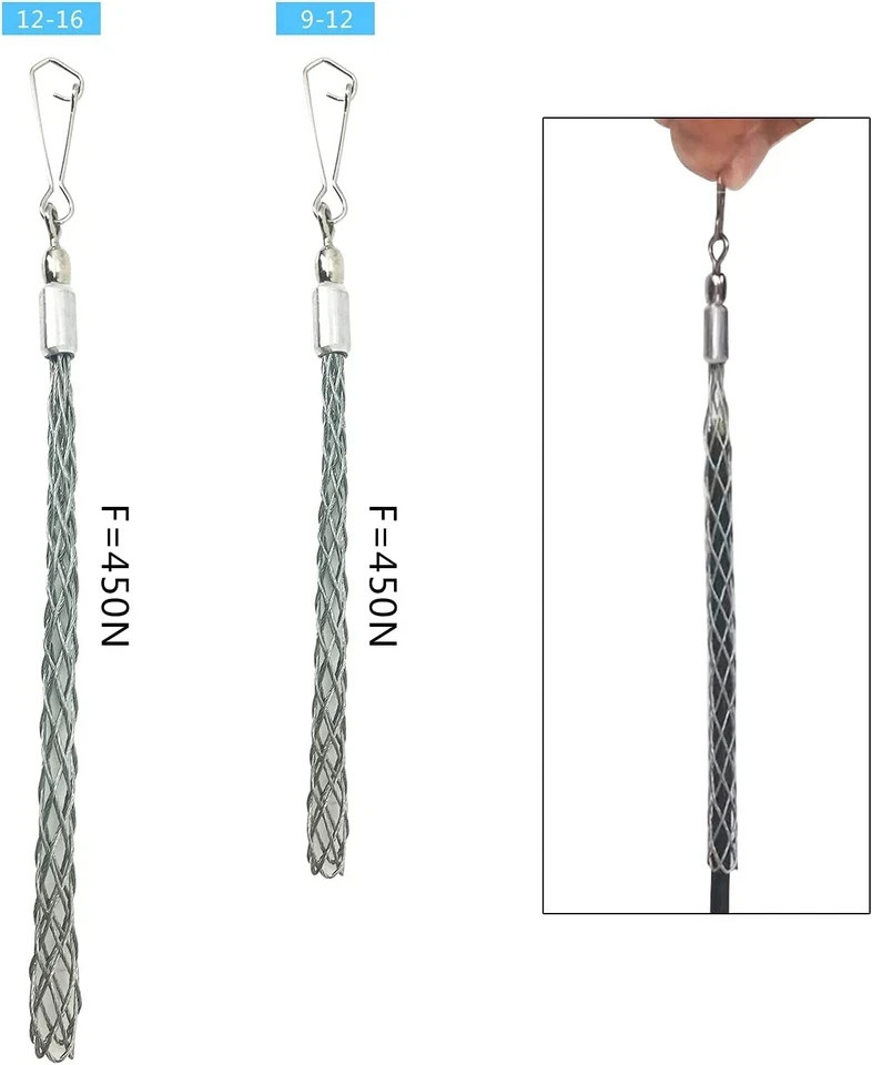 12-16MM Cable Pulling Sock Eye Mesh Grip Wire Puller Cable Puller Socks Wire Mes