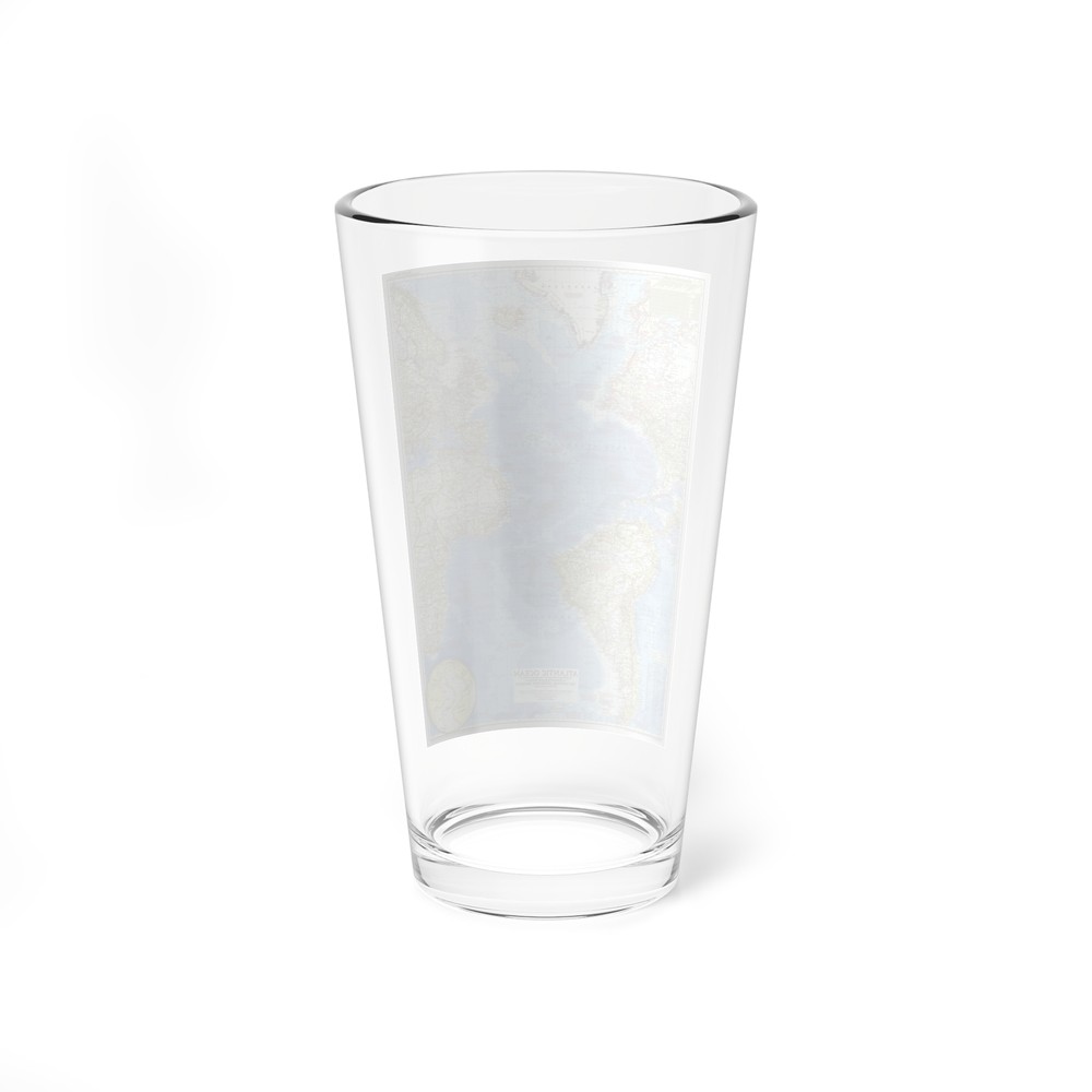 Atlantic Ocean (1955) (Map) Pint Glass 16oz