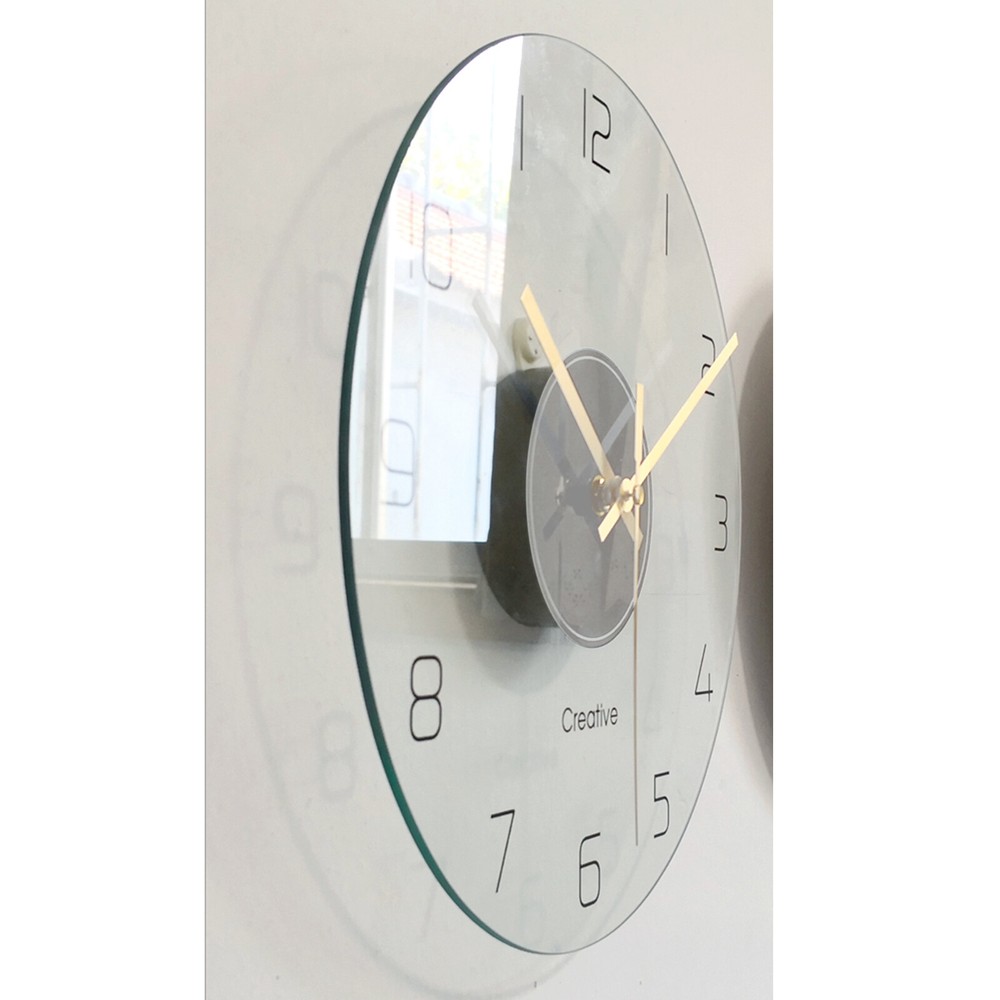 30cm Ultra Thin Design Wall Clock Large Modern Home Office Round Wall Clock NEW