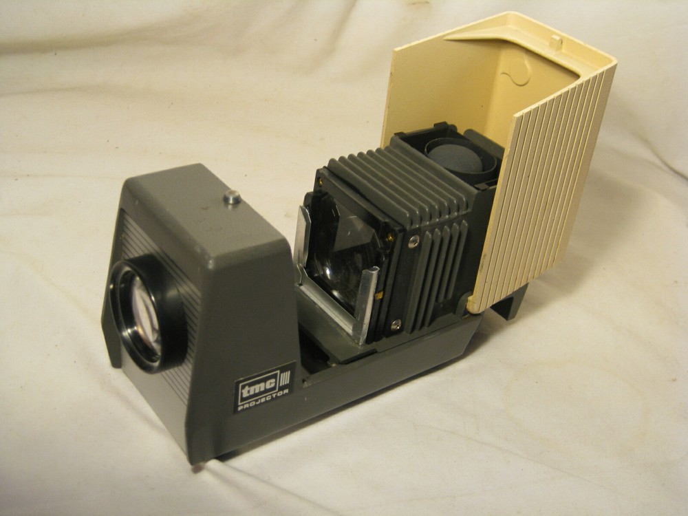 vintage TMC Projector slide projection portable electrical lamp unit c