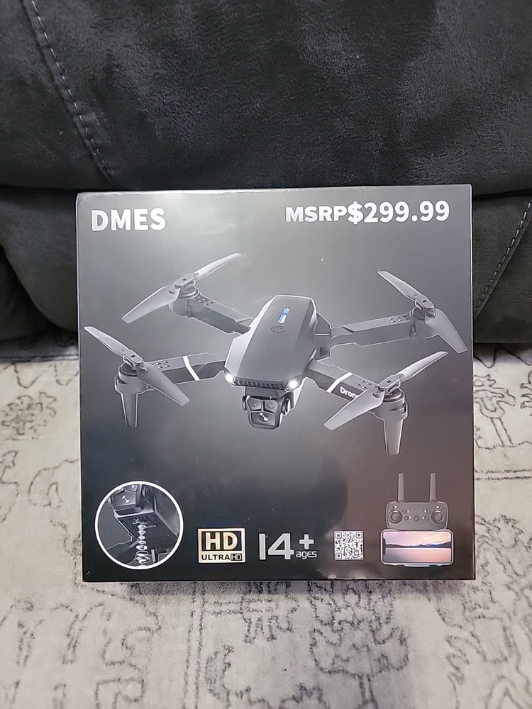 DMES P13 Pro Drone Intelligent Obstacle Avoidance, Black, Dual HD Camera