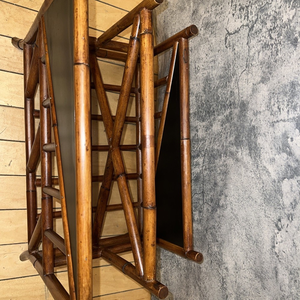 Palecek Victorian Style Bamboo Magazine Rack