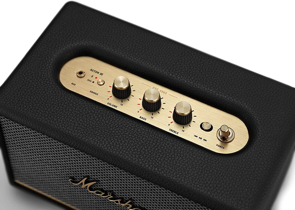 Marshall Acton III Bluetooth Home Speaker - Black