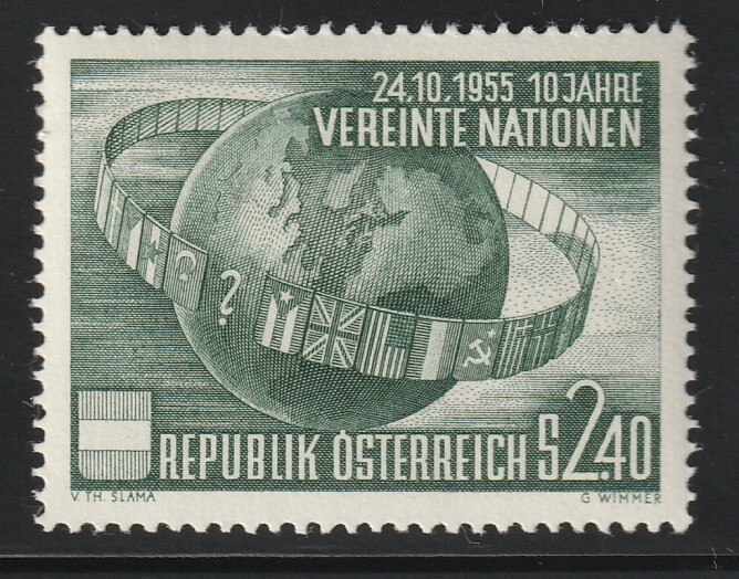 Austria    1955    Sc # 608   MNH    OG