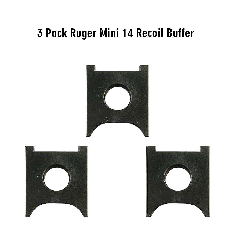 3PCS Ruger Mini 14 Recoil Buffer 3 Pack BLACK