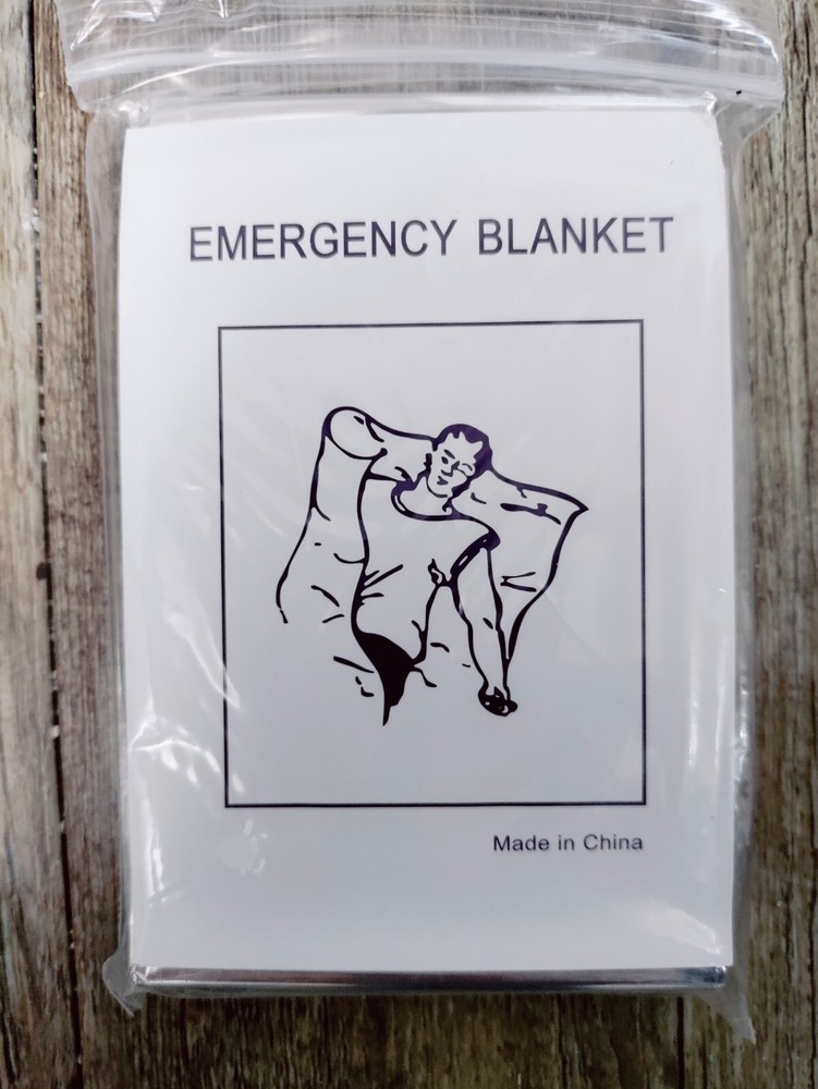 Emergency Blanket Survival Mylar Thermal (5 Pack)