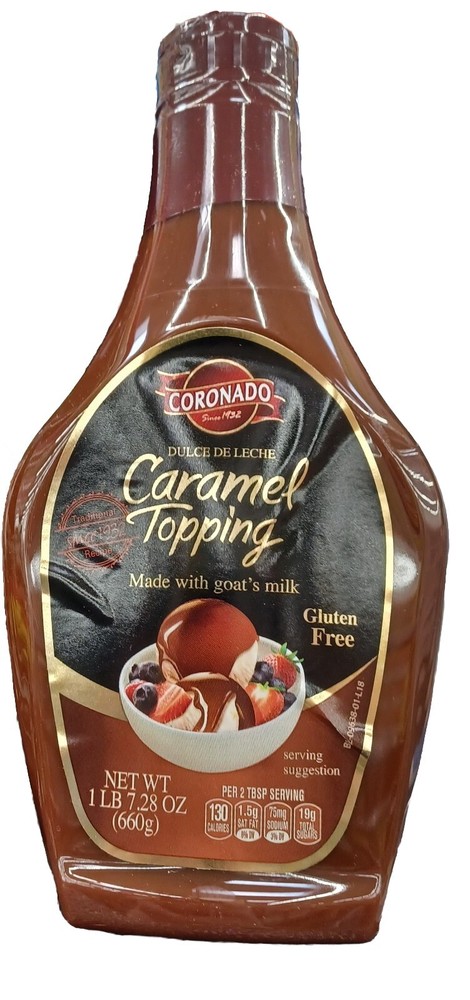 Coronado Caramel Topping 23.28 oz