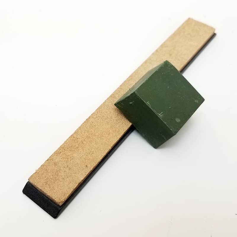 3PC Straight Razor's Leather Strop Polishing Buffing Compound Sharpening Paste