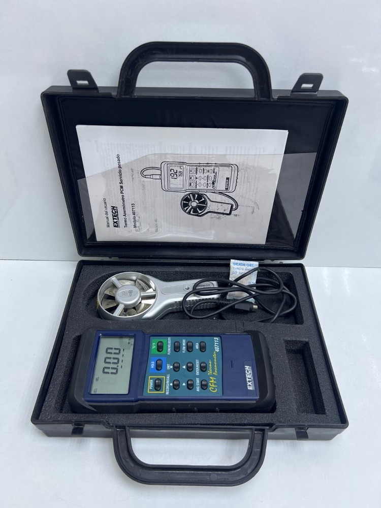 Extech CFM Thermo-Anemometer Model 407113
