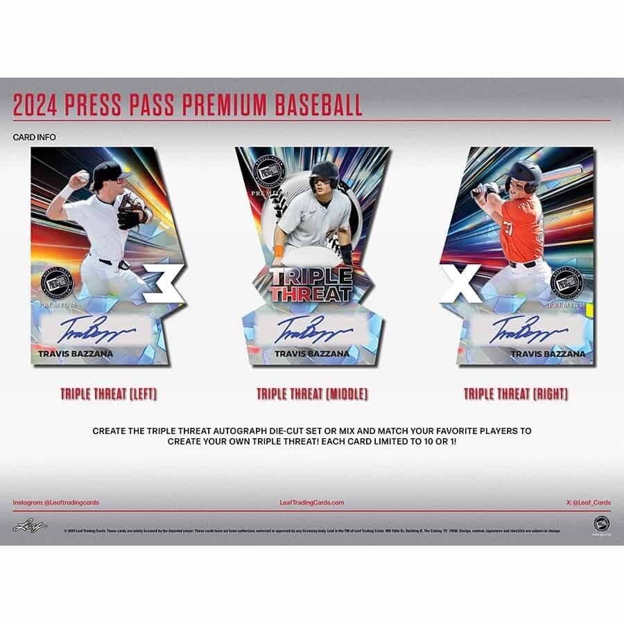 2024 Press Pass Premium Baseball Hobby BOX SEALED 24LEBPPP