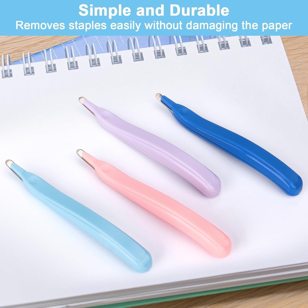 4 Pack Magnetic Staple Remover Tools, Professional Stapler Removers Staple Pulle