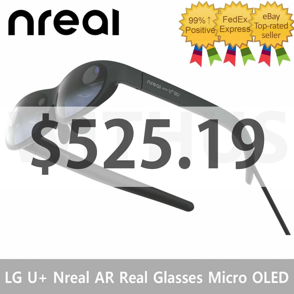 [CLEARANCE] Nreal Light AR Real Glasses Micro OLED Reality Display 100" Screen