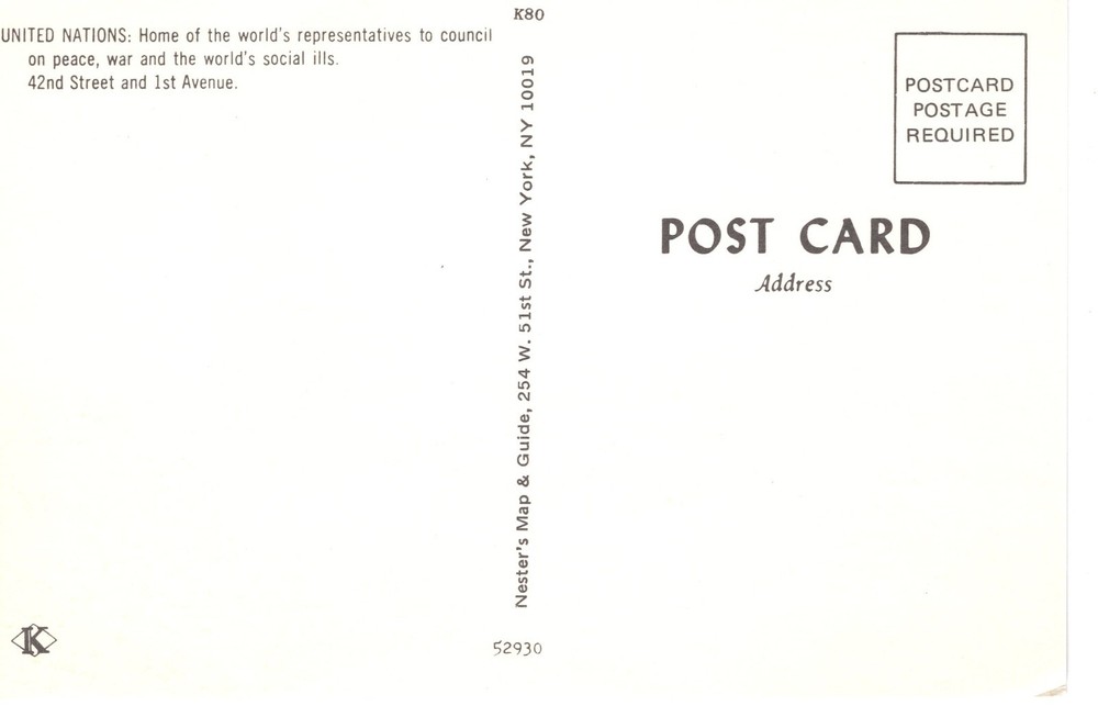 UNITED NATIONS, N.Y. - PC6084
