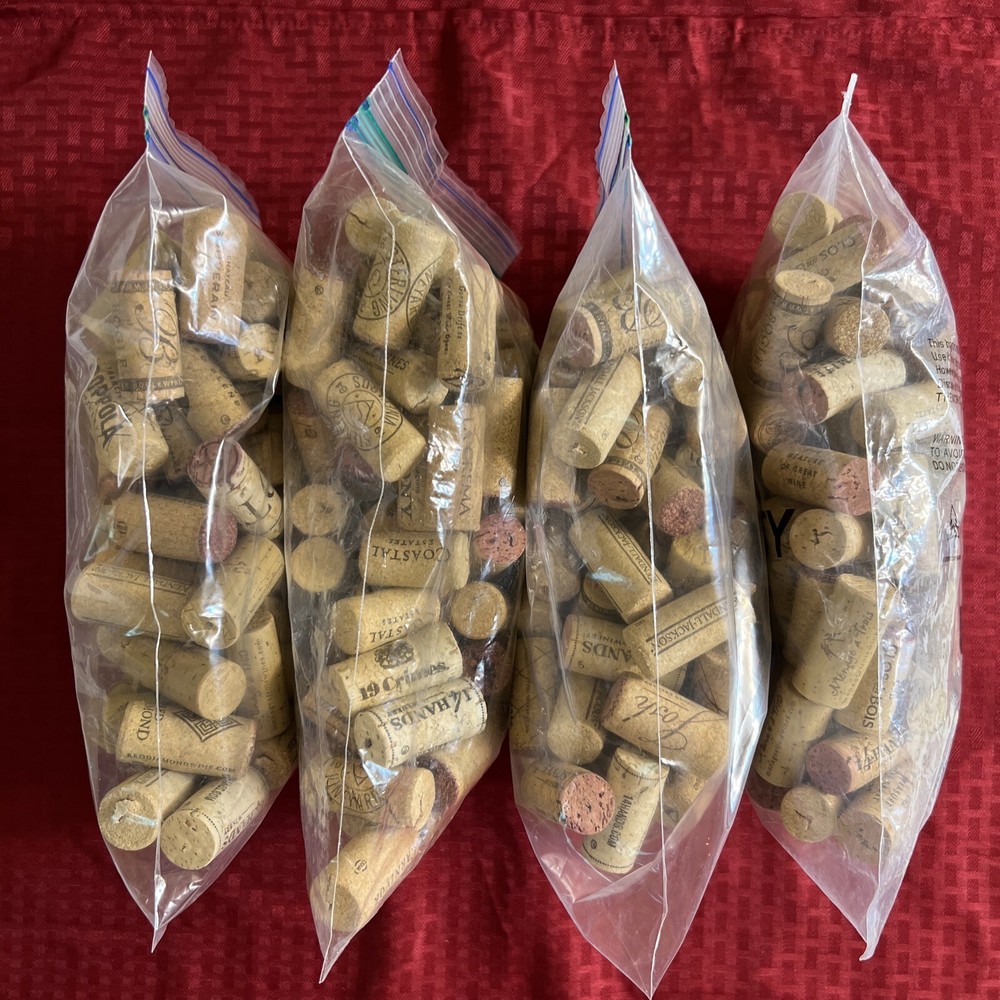 Lot of 400+ Assorted Wine Corks Used