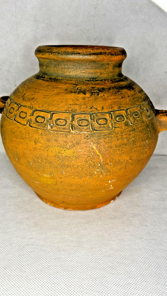Peruvian Incan Antique Pot Rustic