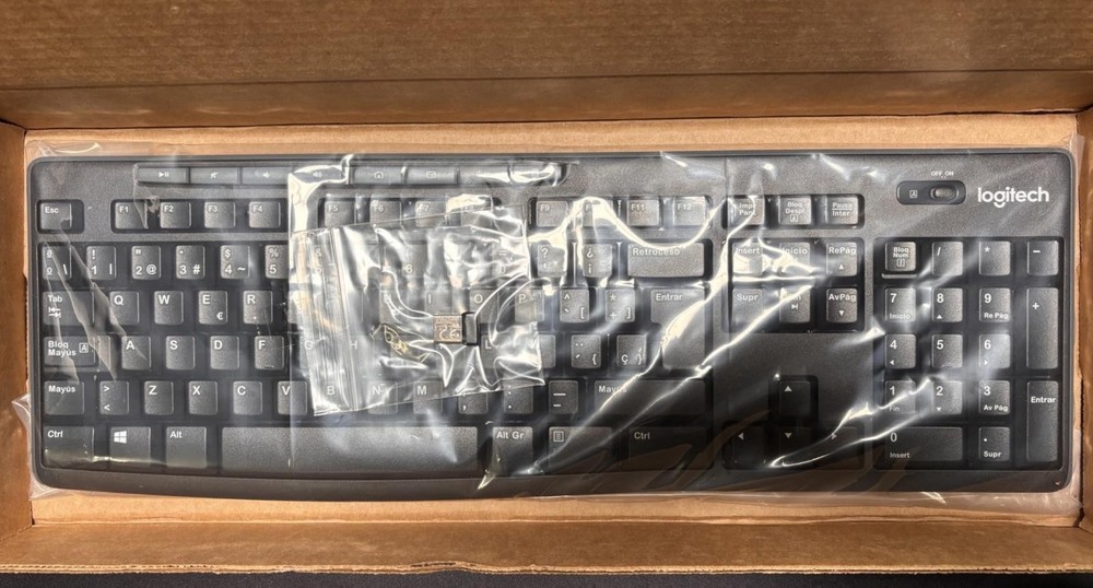 Logitech K270 Wireless Keyboard w/ Nano Receiver Spanish Layout