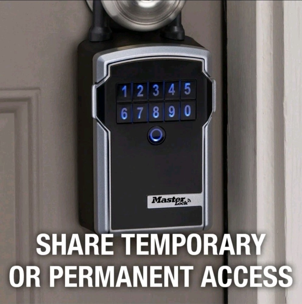 New Master Lock 5440EC Key Lock Box Safe Code Bluetooth