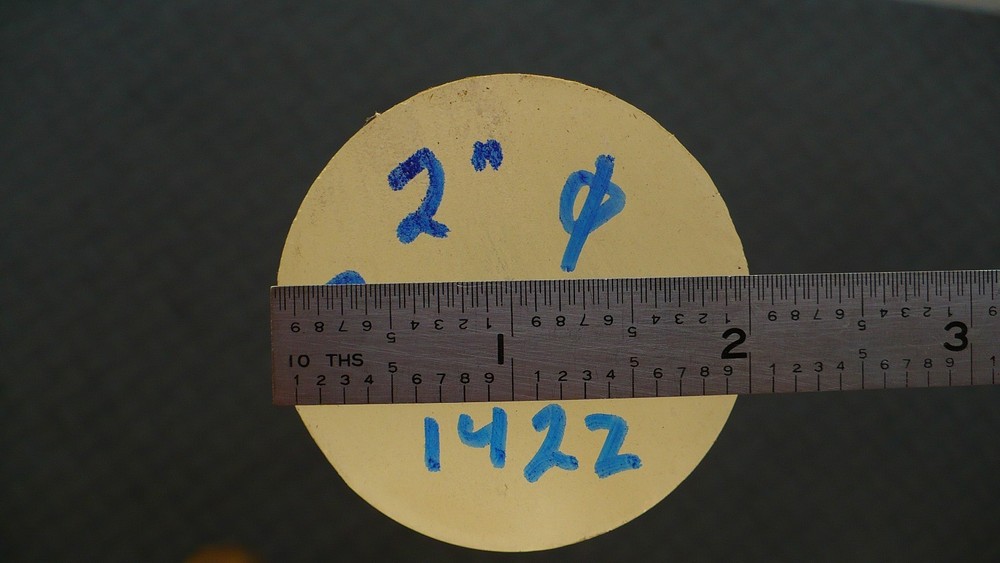 2" dia. Rexolite/Polystyrene 1422 Rod 29.75" Long