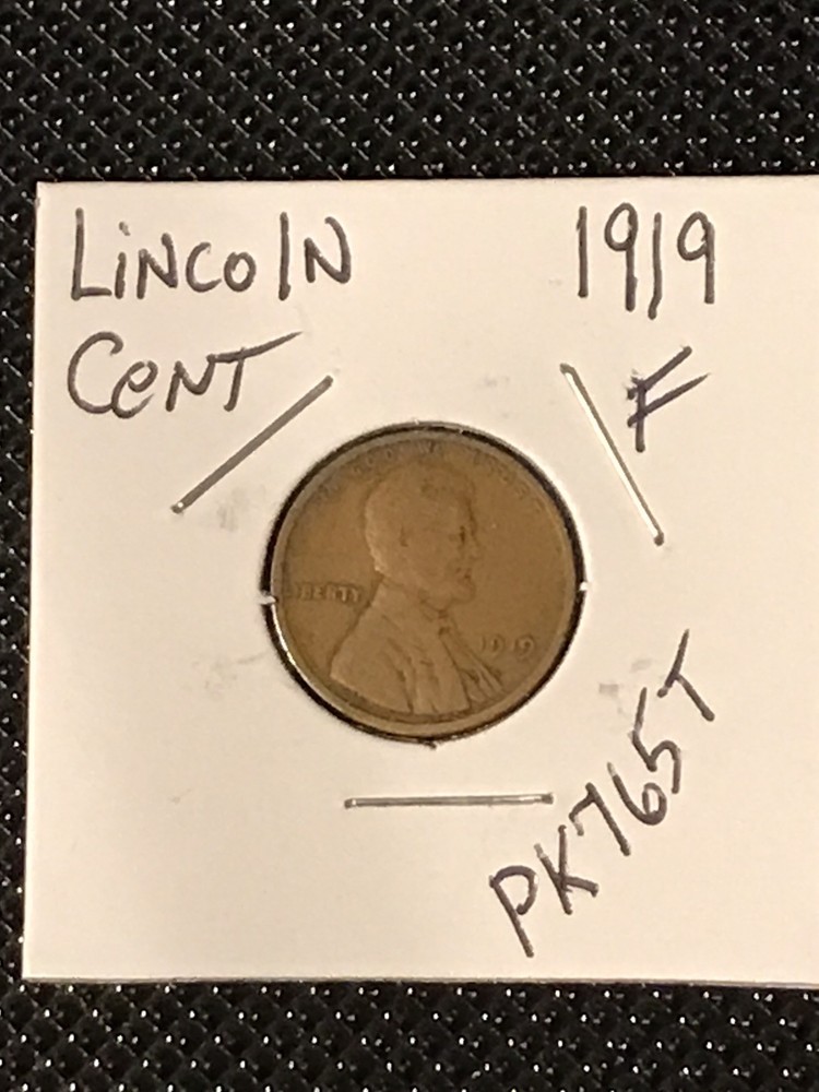 1919 Lincoln Cent  F