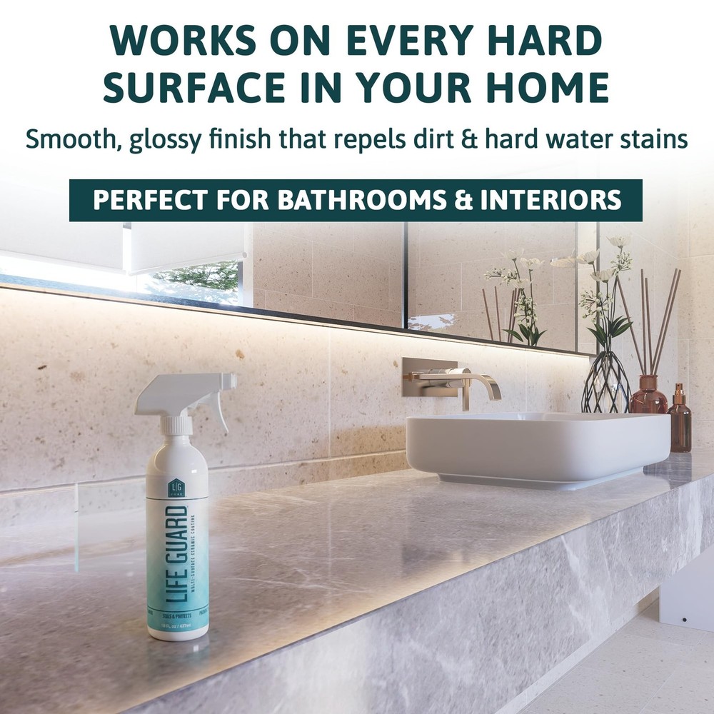 LifeGuard Home Ceramic Spray – Hydrophobic Ceramic Coating for Homes - Rep