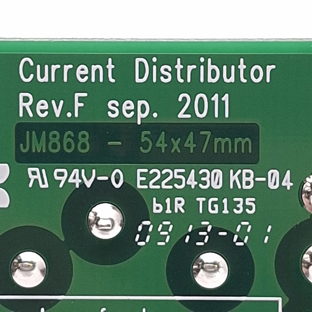 Universal Robots JM868 Rev. F Current Distributor Module, 54mm x 47mm