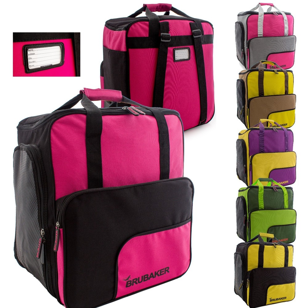 BRUBAKER 'Super Function' Ski Boot Bag Backpack for Boots Helmet Clothing LE