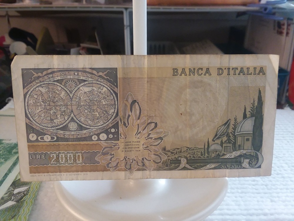 Italy 1970's 2000 Lira Note