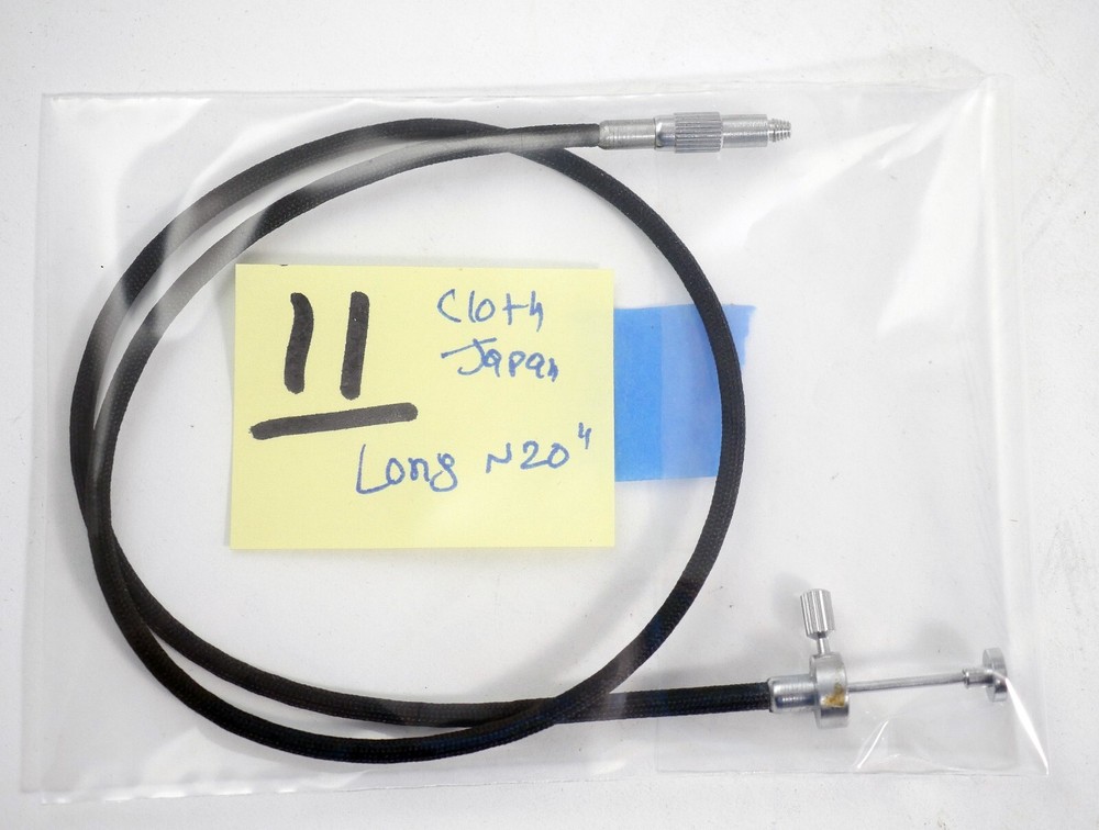 LONG Camera mechanical cable release ~ Cloth ~20" Made in Japan Nice - #11