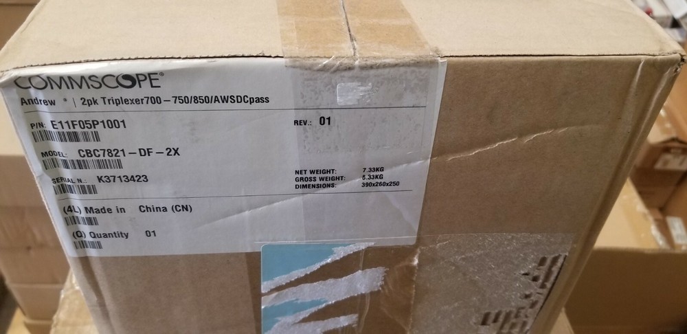 Commscope CBC7821-DF-2X Triplexer 700-750/850/AWSDCpass NEW!!