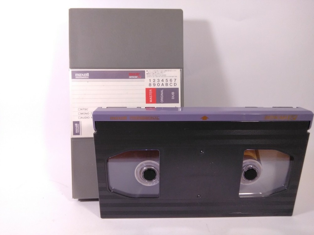 Digital Betacam Video Cassettes.