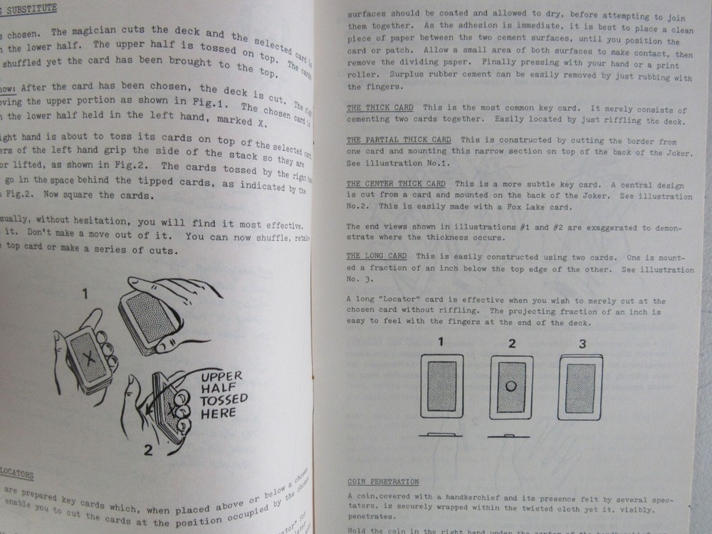 Sid Lorraine's Lecture Notes #4 Signed 1977 Magic Tricks MZ10F