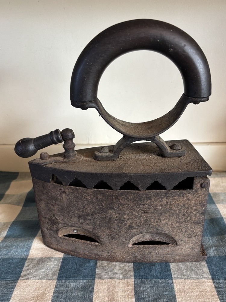 Antique Cast Iron Coal Iron