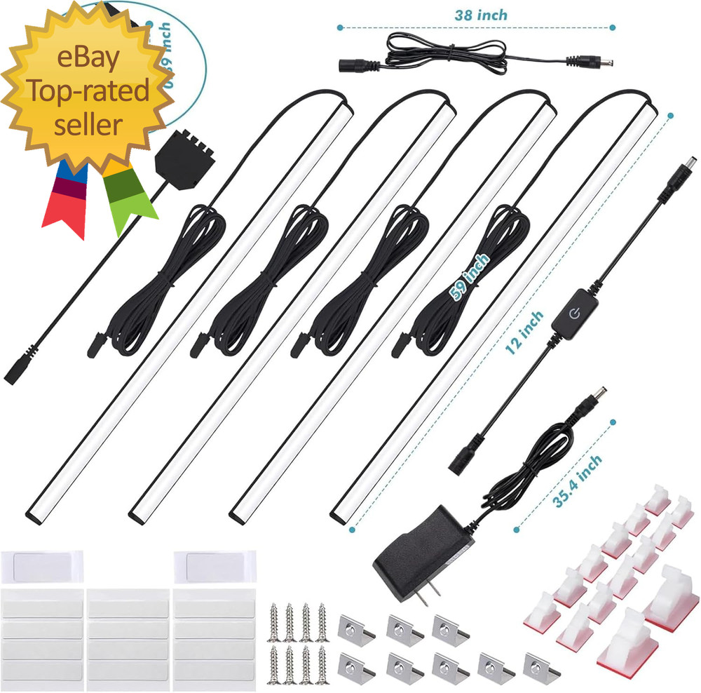Black Shell Display Case Lights LED Lights for Display Case with Memory Function