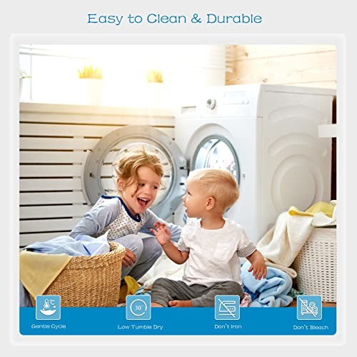 Mattress Protector Waterproof, Breathable & Noiseless Waterproof Twin 2 Pack