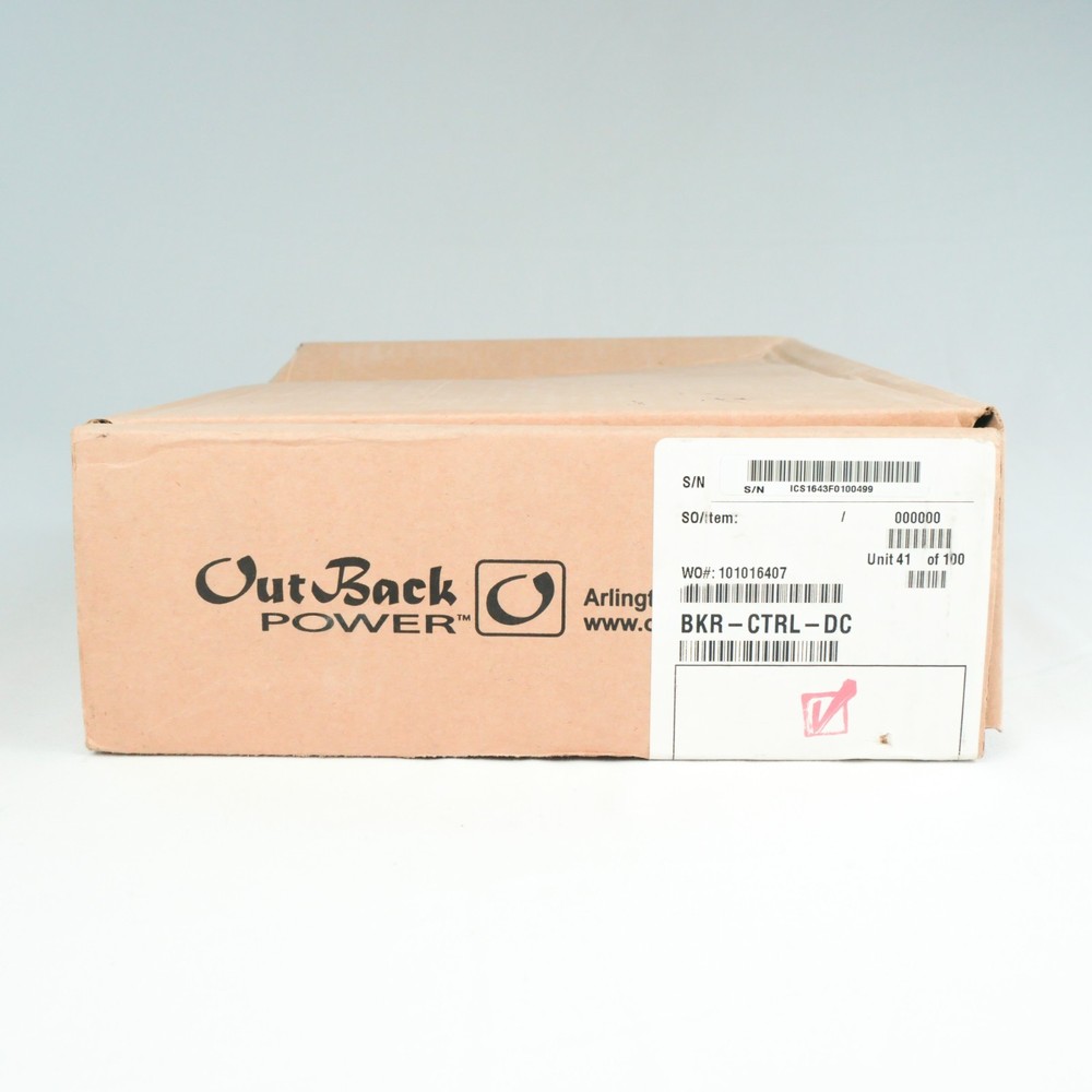 Outback Power - BKR-CTRL-DC ICS Plus Breaker Control Module