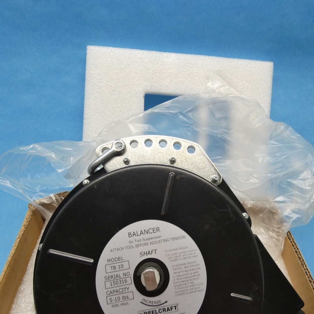 Reelcraft TB10 Spring Retractable Tool Balancer 5-10 Lbs 8 Ft Cable